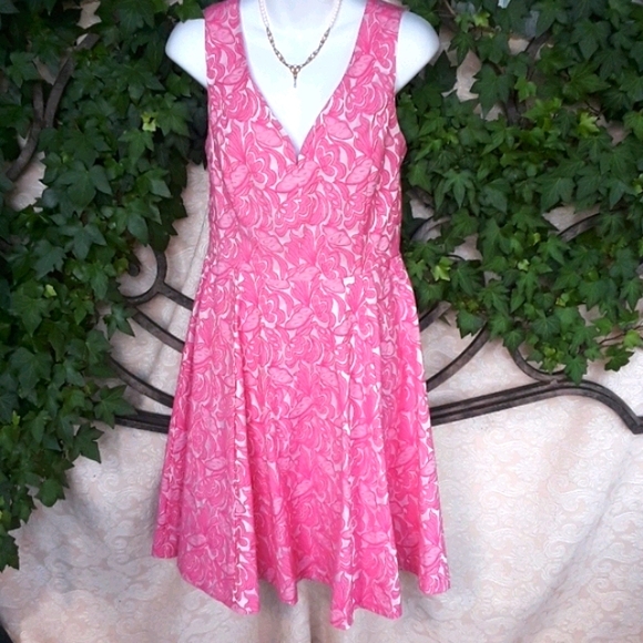 BEAUTIFUL ANTHRO MAUVE DRESS - Picture 2 of 6